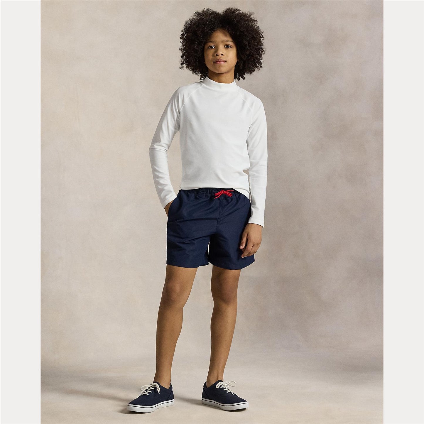 Polo Ralph Lauren – Badeshorts med brodert logo – Mørkeblå – Gutt – 8-20 år