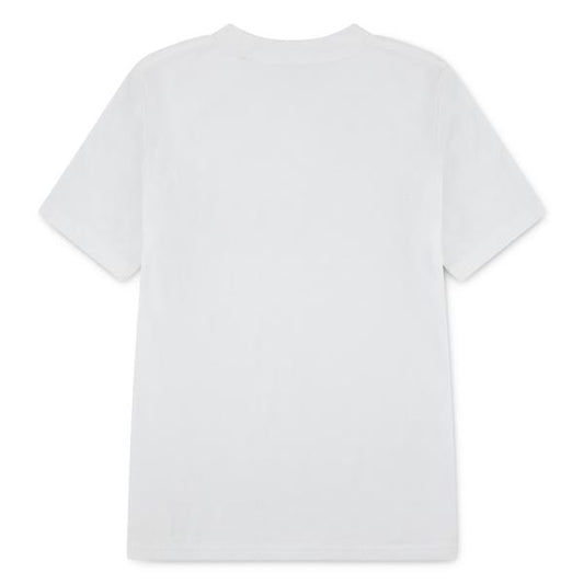 Abercrombie T-skjorte hvit gutt brodert logo