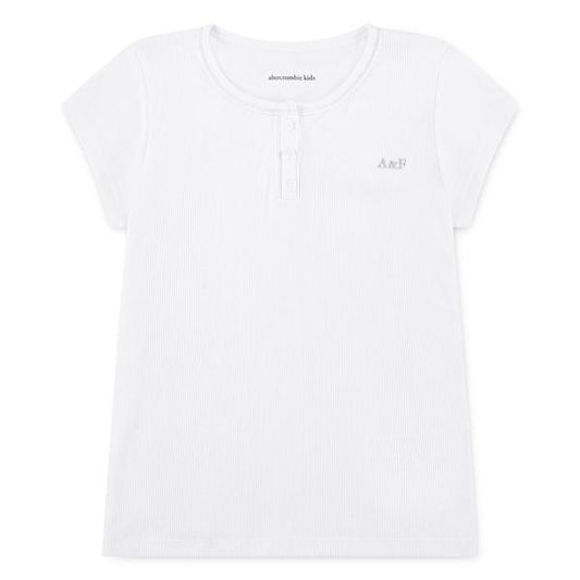 Abercrombie - T-skjorte - Hvit - Jente - 7-16 år