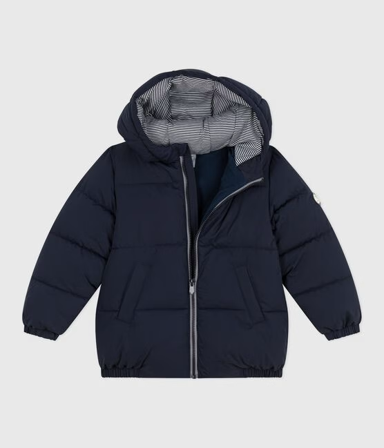 Petit Bateau - Boblejakke - Blå - Unisex - 1-8 år
