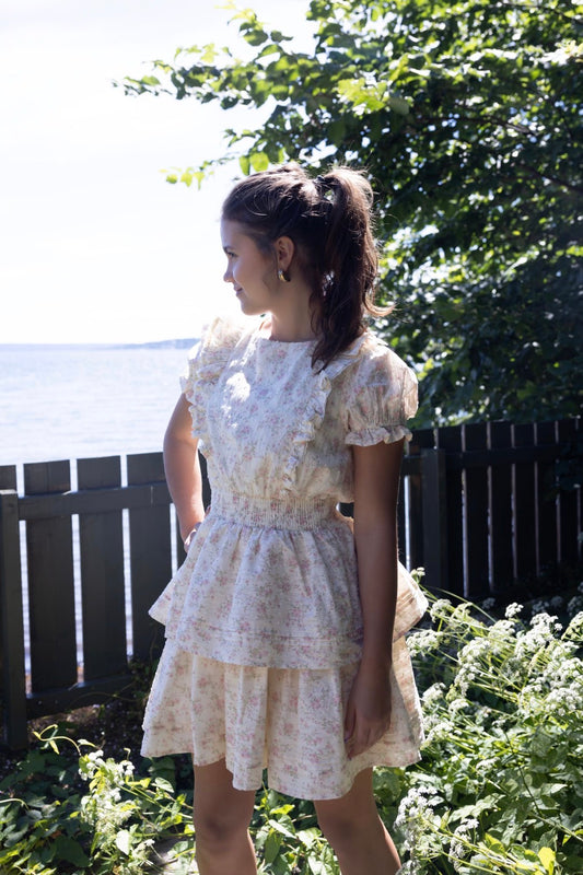 Vilje&Ve - Ane kjole - Blostret - Jente - 8-16 år