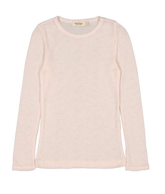 Marmar - Tamra wool pointelle - Genser - Rosa - Jente