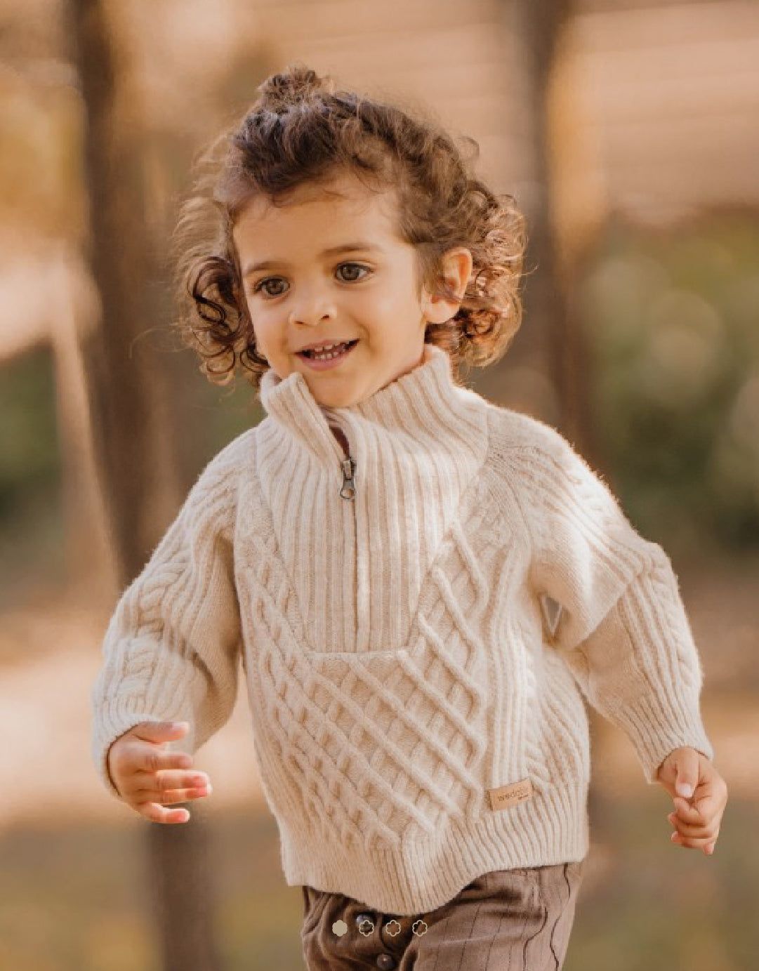 Wedoble - Ullgenser - Beige - Gutt - 2-6 år