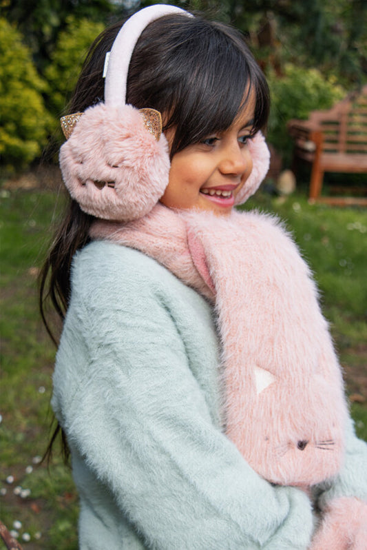 Rockahula - Clara Cat Earmuffs - Rosa - Jente