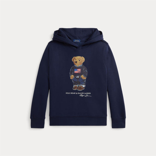 Polo Ralph Lauren - Bamse Hoodie - Blå - Gutt - 8-20 år