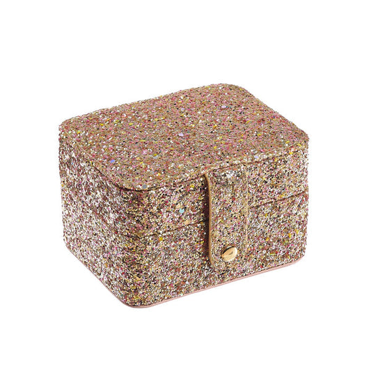 Confetti Glitter Gold Jewellery Box