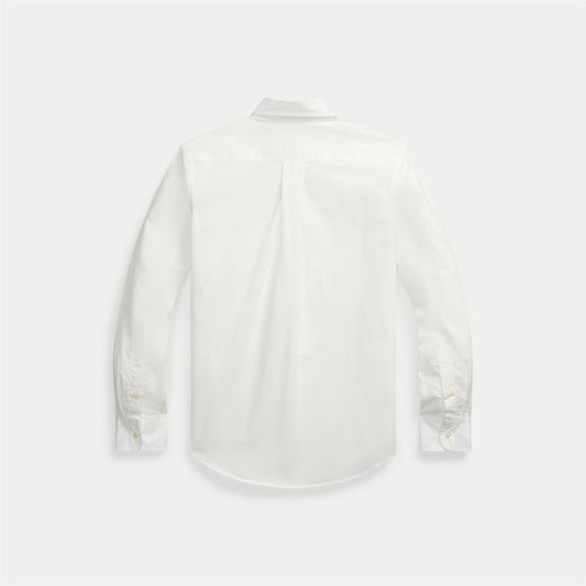 Polo Ralph Lauren – Poplinskjorte – Hvit – Gutt – 8-20 år