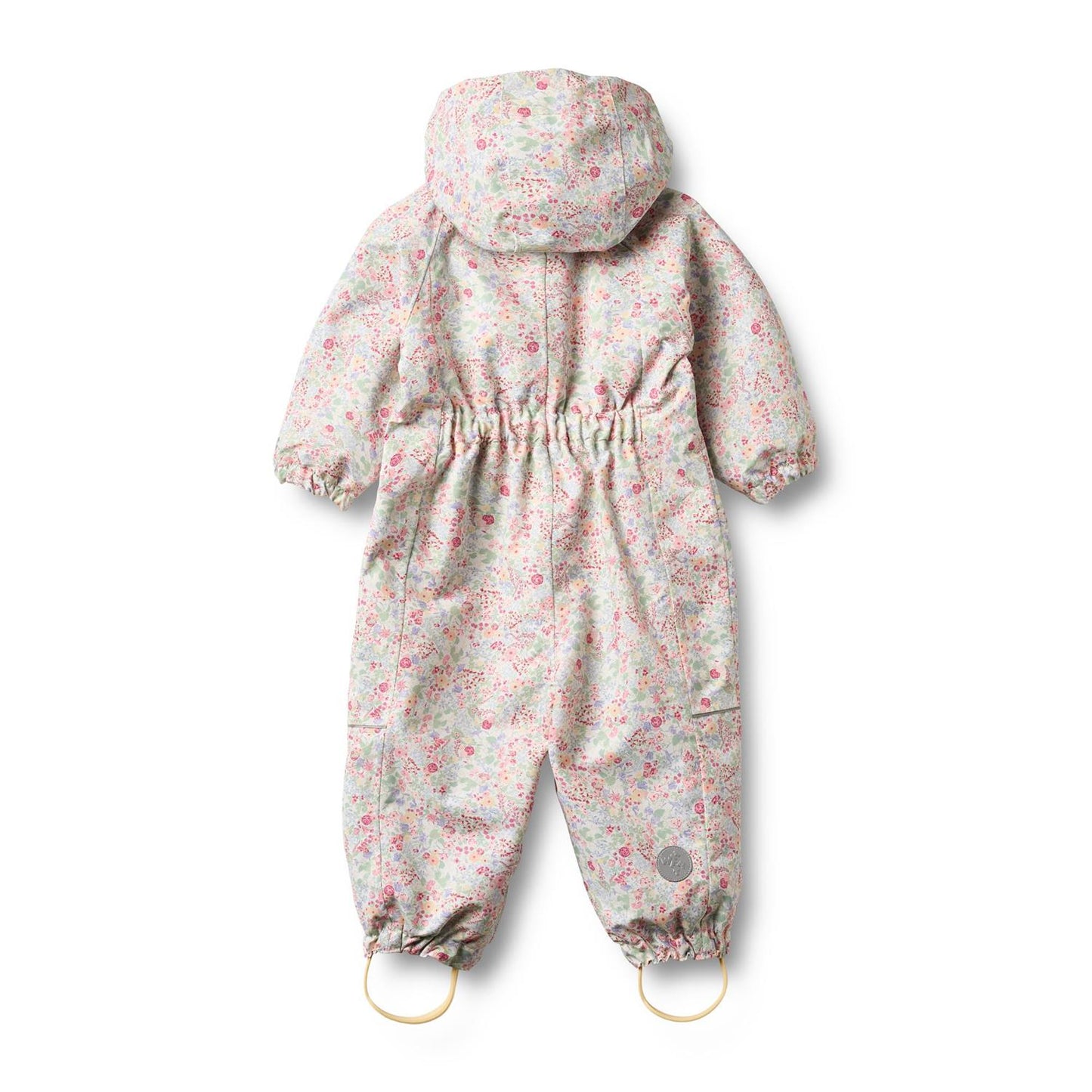 Wheat – Outdoor Suit Olly med blomstermønster – Rosa – Jente – 0-3 år