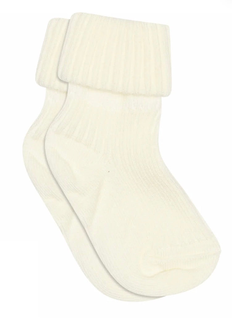 MP - Sokker - Rib - Unisex - Offwhite - str 15-28
