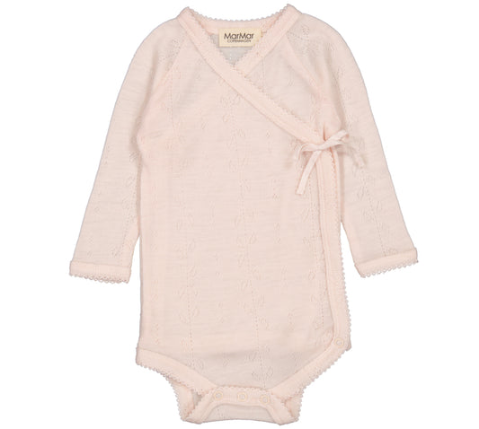 Marmar - Belita wool pointelle - Body - Rosa - Jente