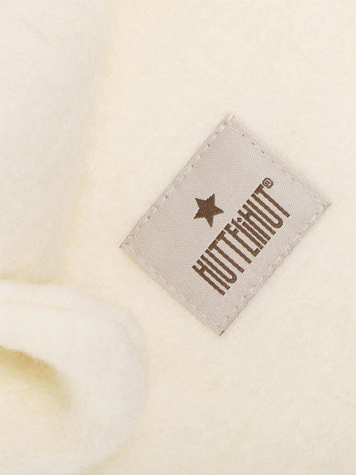 Huttelihut - Balaclava - Ull - Bjørne ører - Hvit - Unisex - 1-4 år
