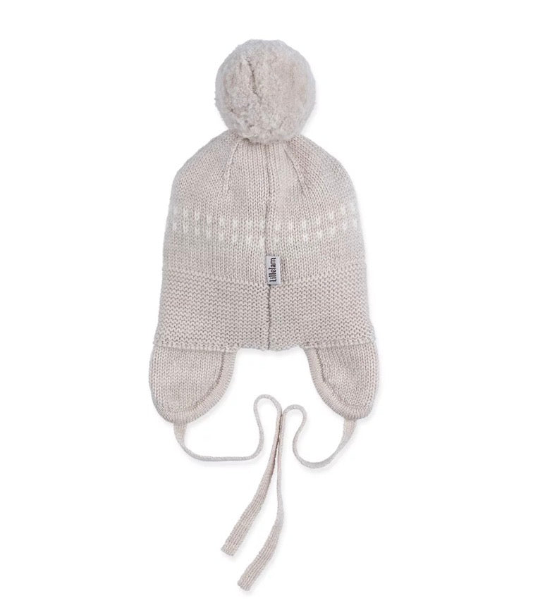 Lillelam – Classic lue – Lys beige – Unisex – 36-52 cm