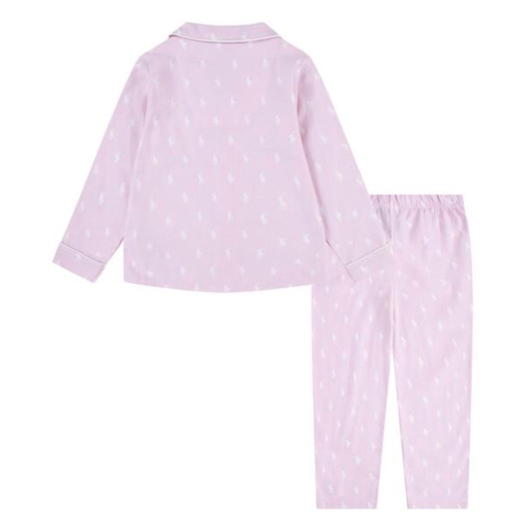 Ralph Lauren - Pyjamas Sett - Rosa - Jente - str 8-14 år