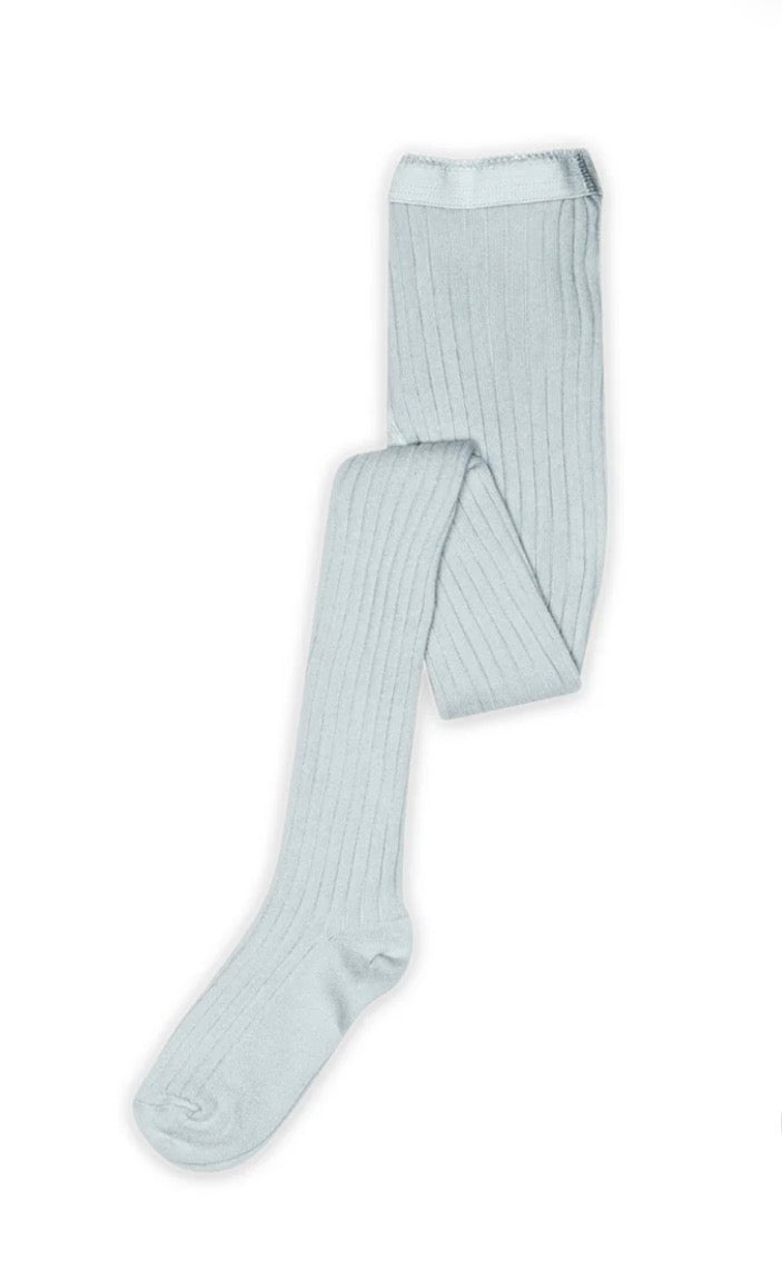 MP – Ribbstrømpebukse med bomull – Lyseblå – Unisex – 1-5 år