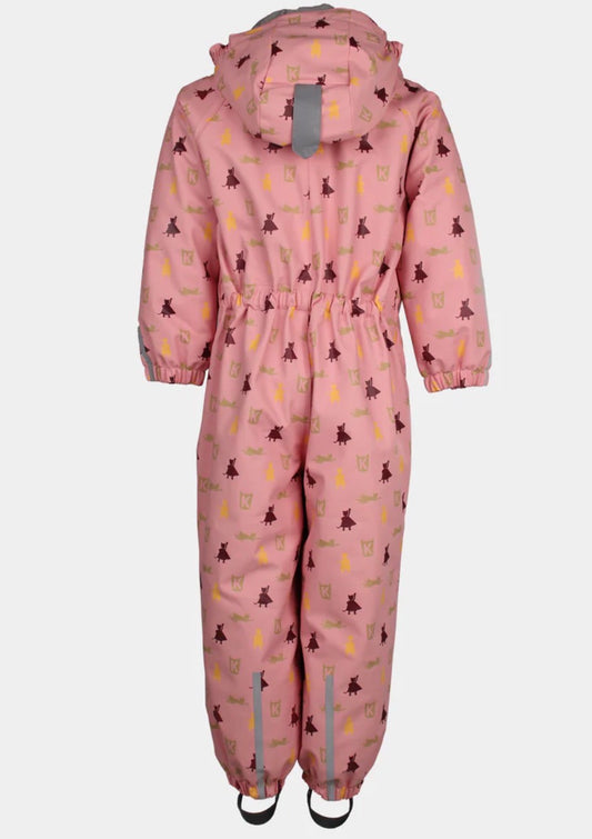 Kattnakken – Helårsdress med vattering – Rosa Krystall – Jente – 1-6 år