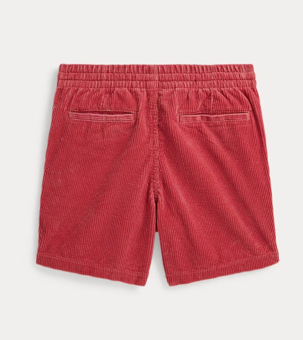 Polo Ralph Lauren - Cordfløyel Shorts - Rød - Gutt - 8-18/20 år