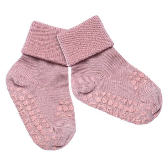 GOBABYGO - merino ull sokker - Rosa - jente - 6-24 mnd