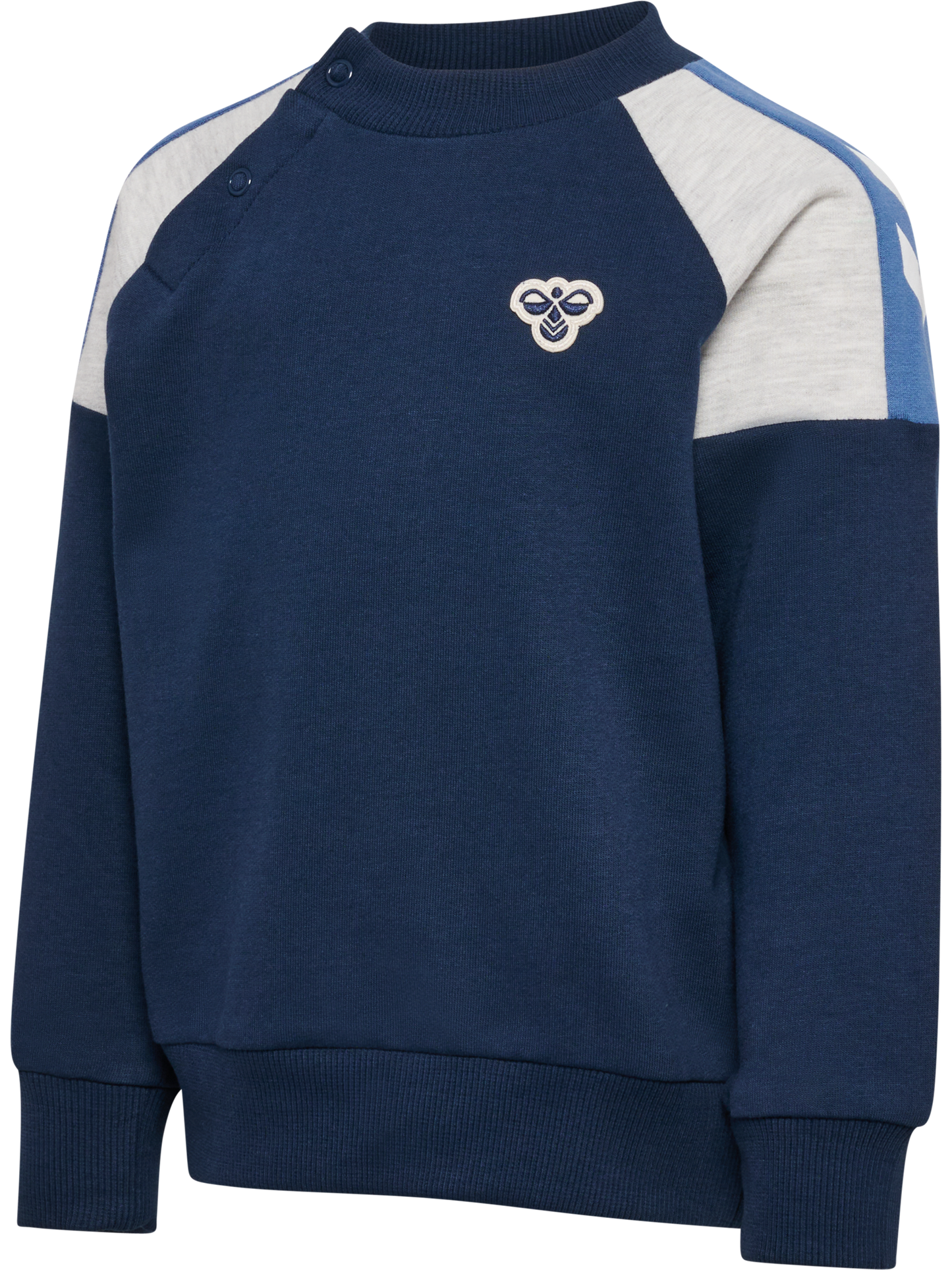 Hummel - - Reg Block Sweatshirt - Blå - Gutt - 74-110 cm