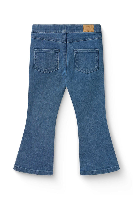 Copenhagen Colors dongeribukse med sleng i mellomblå – Jente – 2–10 år