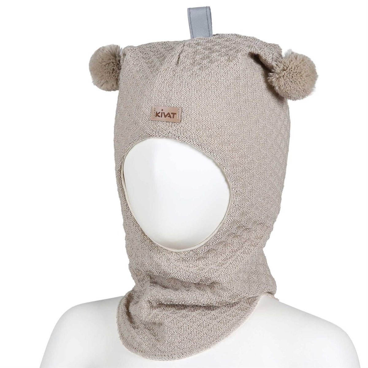 Kivat - Balaclava med Skinnlapp - Beige - unisex - 1-8 år