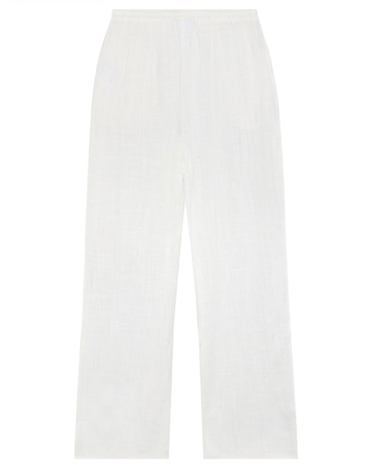 Grunt - Linbukse- Unisex -Hvit - 8-14 år