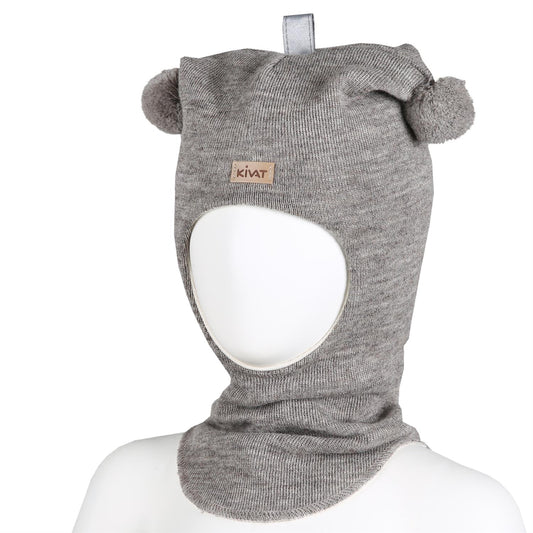 Kivat - Balaclava med Skinnlapp - Beige - unisex - 1-8 år