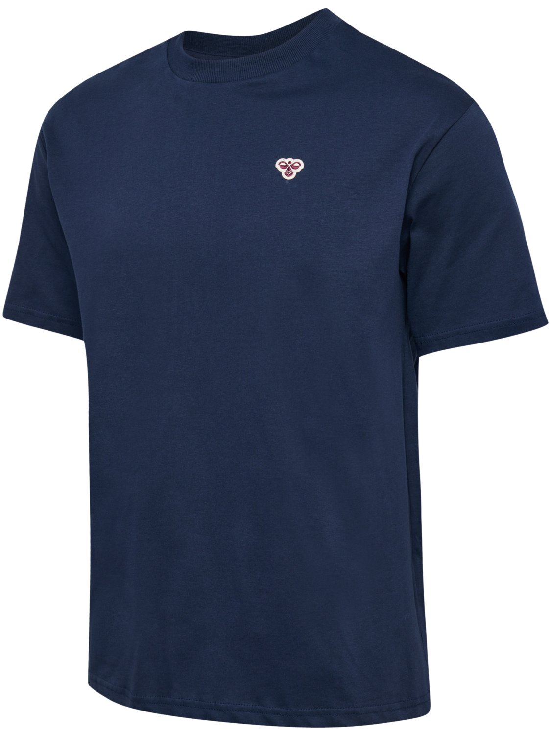 Hummel – Bee T-Shirt med liten logo – Blå – Gutt – 4-12 år