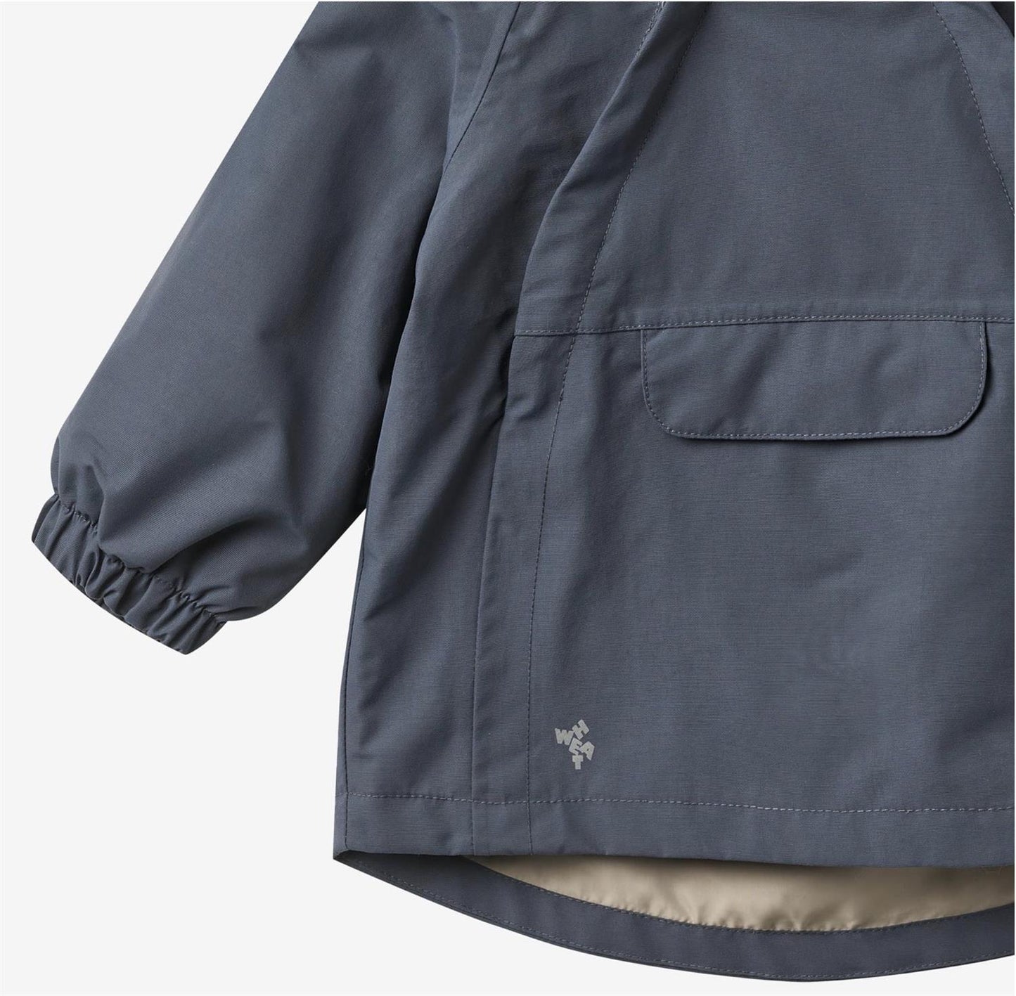 Wheat – Sveo Tech Jakke med avtagbar hette – Blå/Grå – Gutt – 0.75-2 år