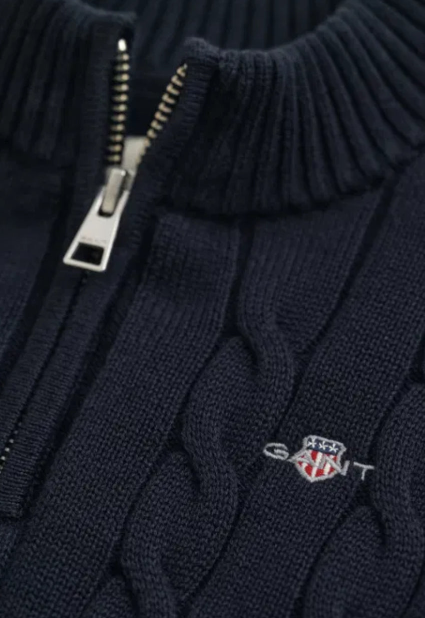Gant - Flette - Halfzip - Mørkblå - Gutt - 2-8 år