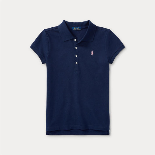 Polo Ralph Lauren - Piquet t-shirt - Blå - Jente - 12-16 år