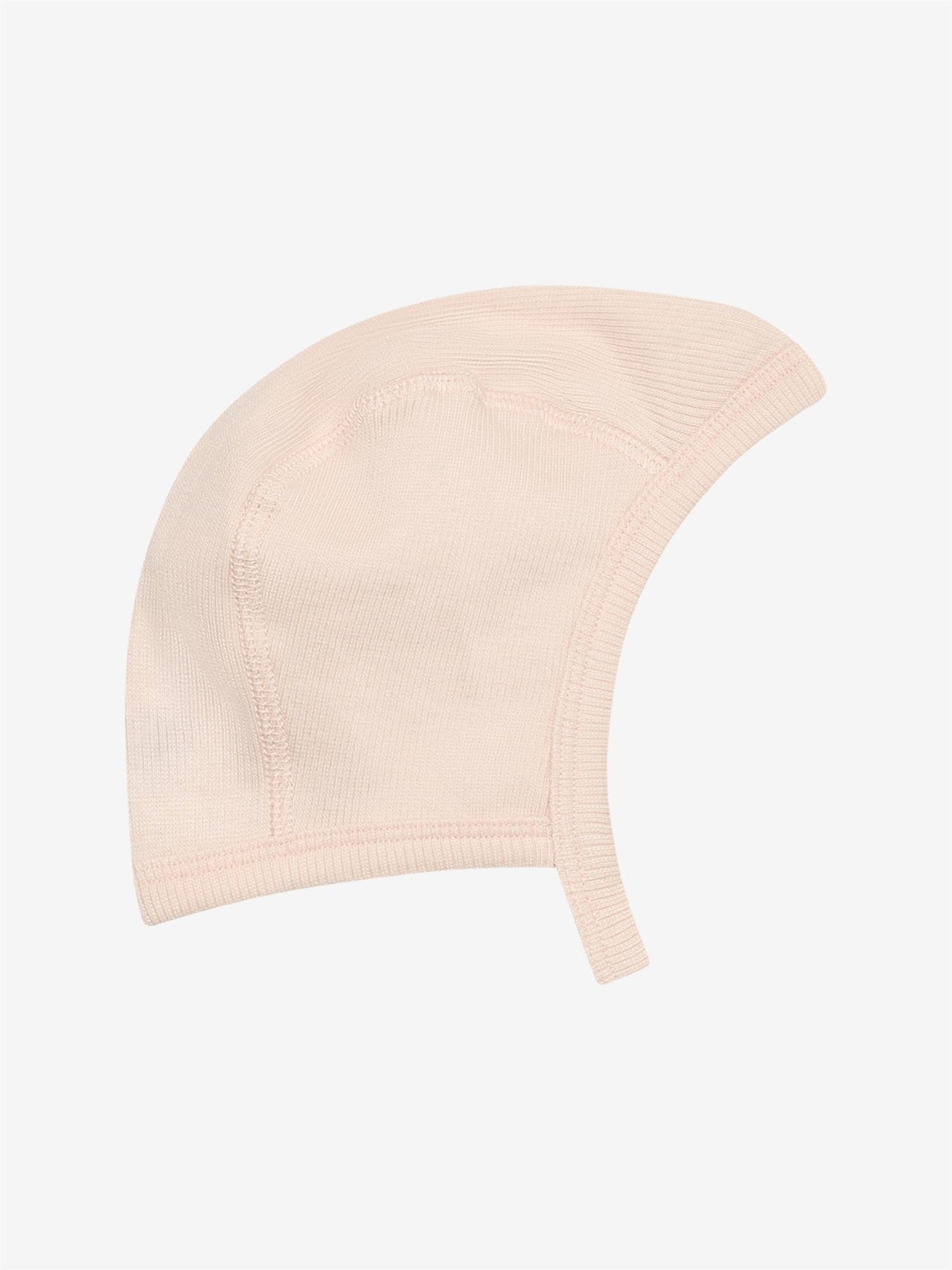 Huttelihut – Babylue med knapp under halsen – Rosa – Jente – 0-1 år