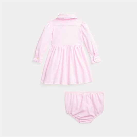 Polo Ralph Lauren - Kjole - Rosa - Jente - 3-18 mnd