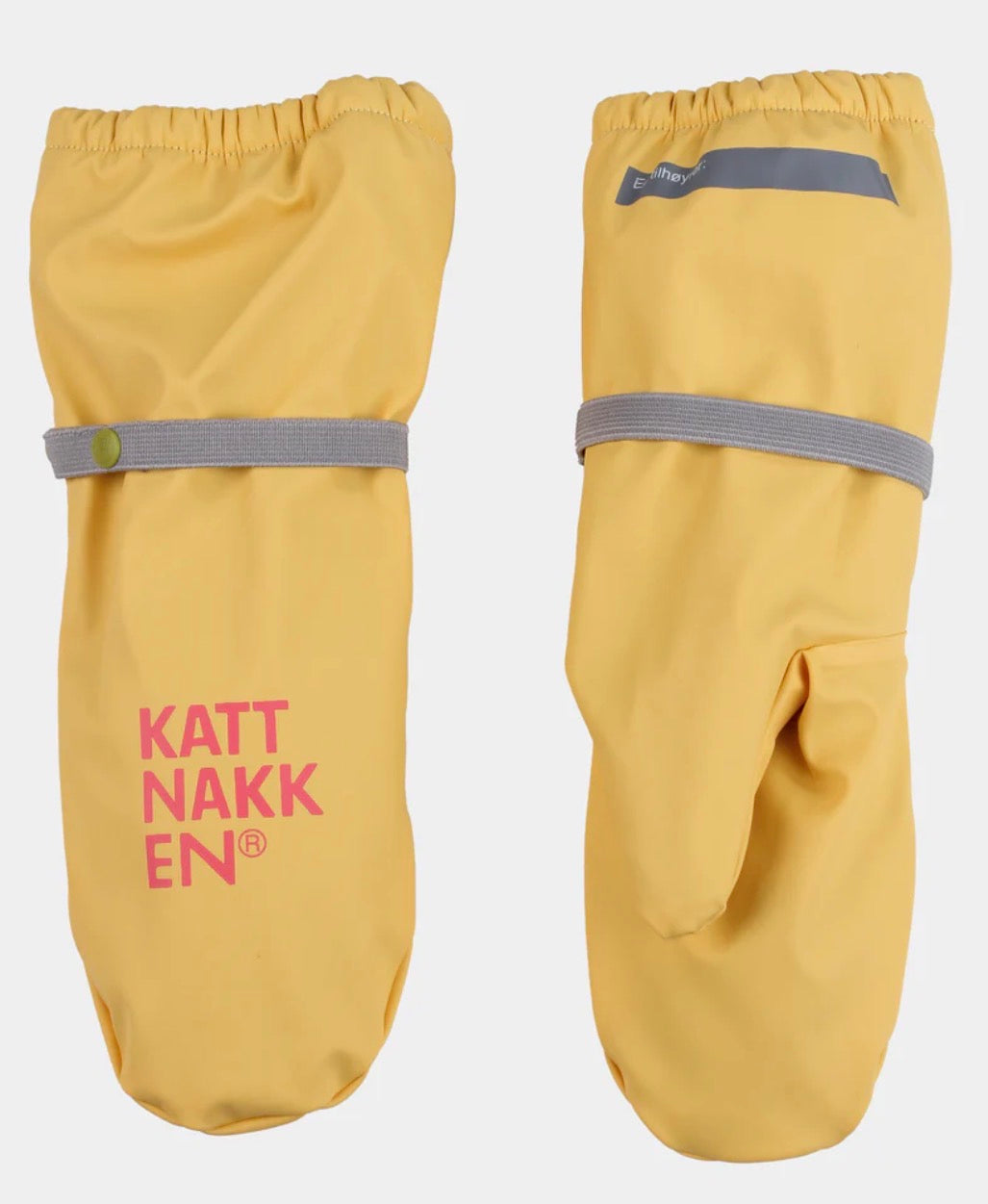 Kattnakken - Regnvotter - Bananskum - Unisex - 0/1-5/6 år