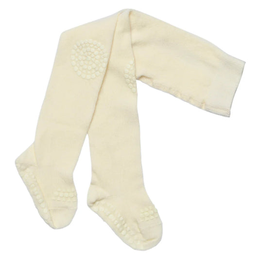 GOBABYGO - merino ull strømpebukse - off white - unisex -6-18 mnd