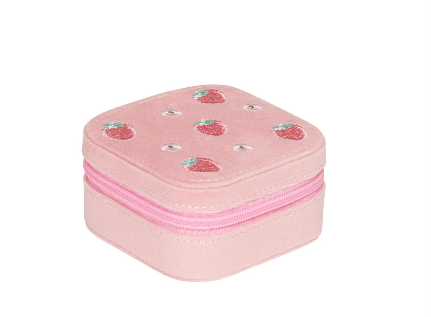 Sweet strawberry square Jewellery Box