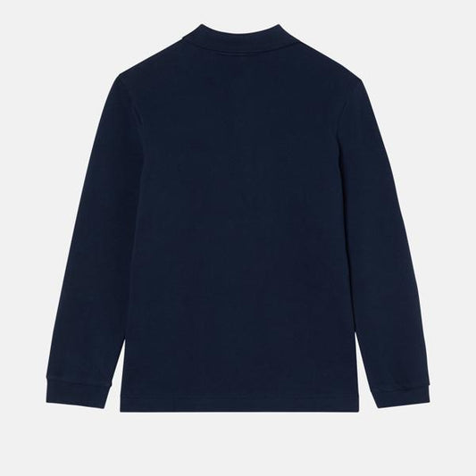 Lacoste - Langermet Pique - Mørkblå - Gutt - 8-14 år