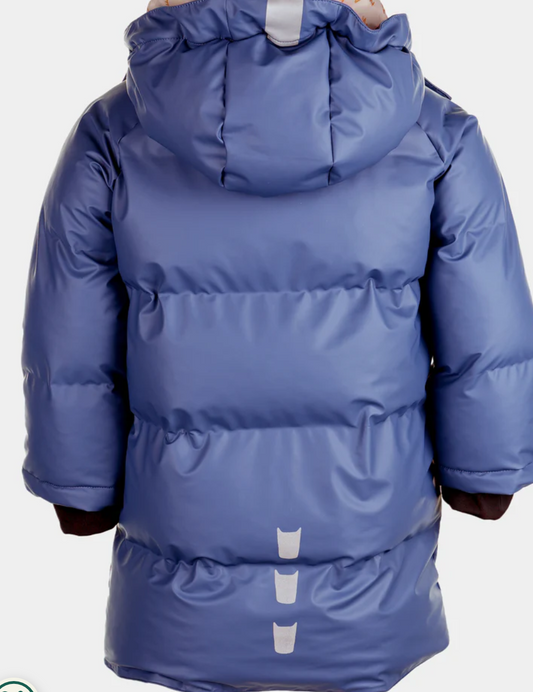 Kattnakken - Boblejakke sludd junior - Blå - Unisex - 7-12 år