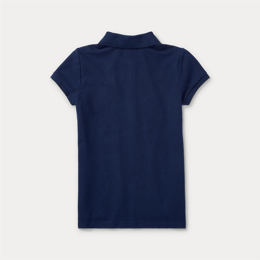 Polo Ralph Lauren - Piquet t-shirt - Blå - Jente - 12-16 år