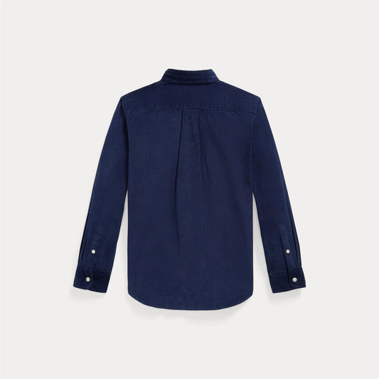 Polo Ralph Lauren – Fløyelsskjorte – Blå – Gutt – 8-20 år