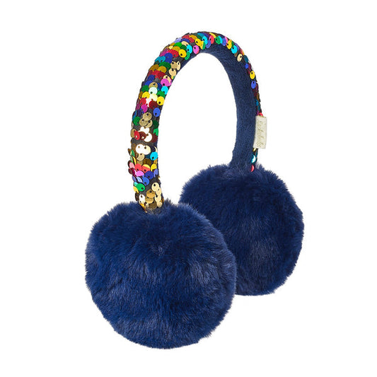 Rockahula - Rainbow Sequin Earmuffs - Blå - Jente