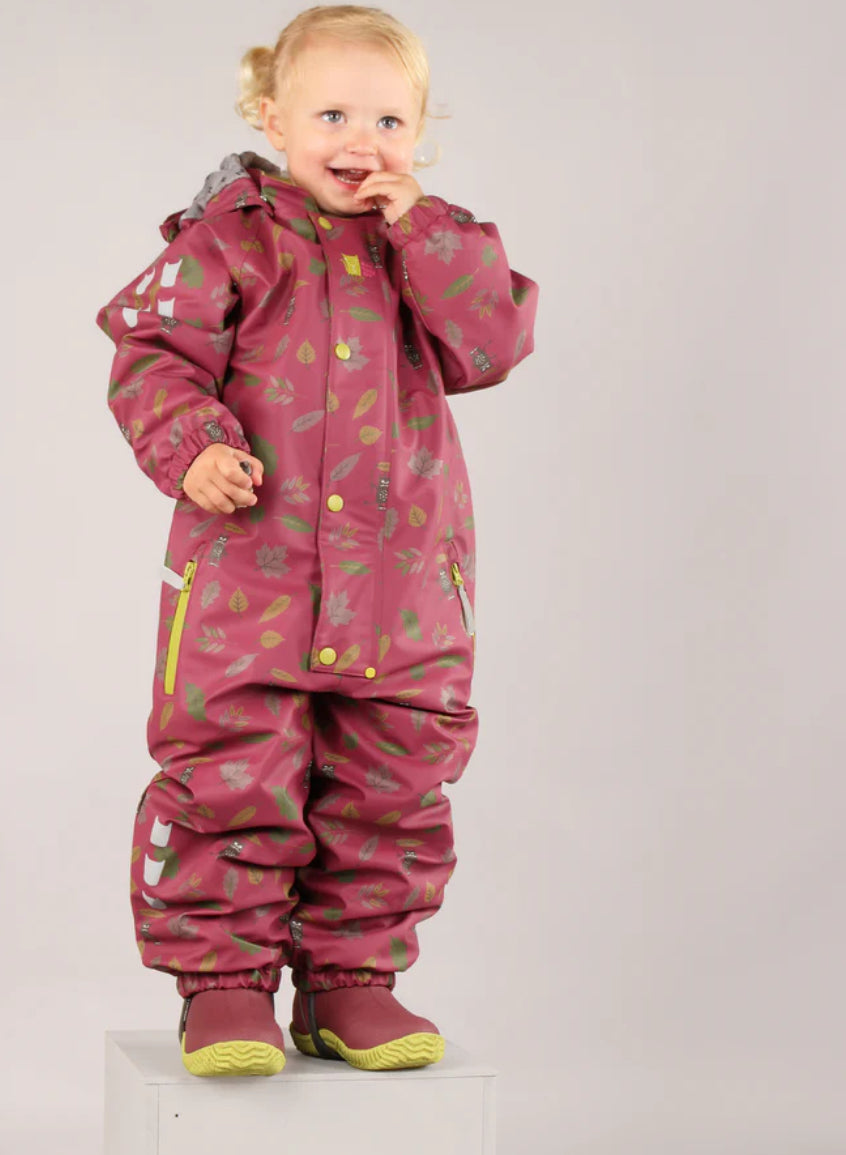 Kattnakken – Vinterregndress Slaps med isolasjon – Lilla – Jente – 1-6 år