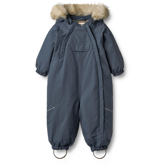 Wheat - Snowsuit Nickie - Blå - Gutt - 74-98 cm