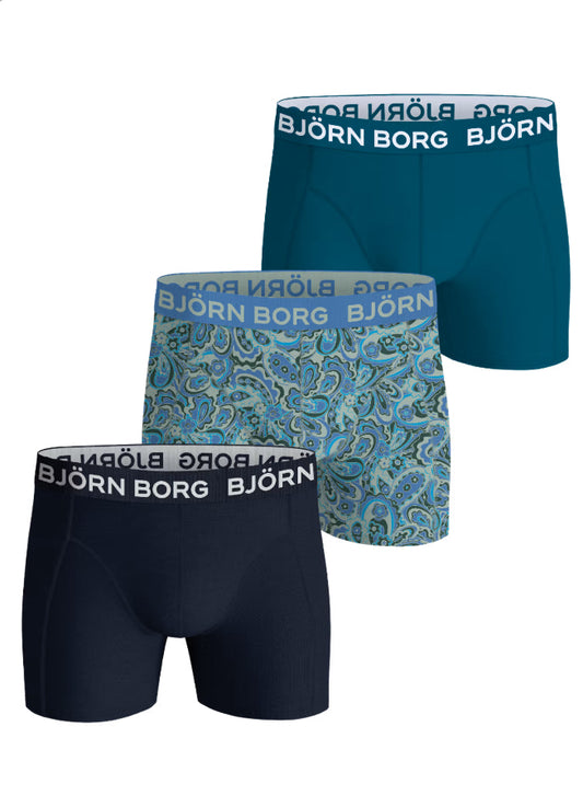 Bjørn Borg - 3 pack boxer - Blå - Gutt - 9-15 år