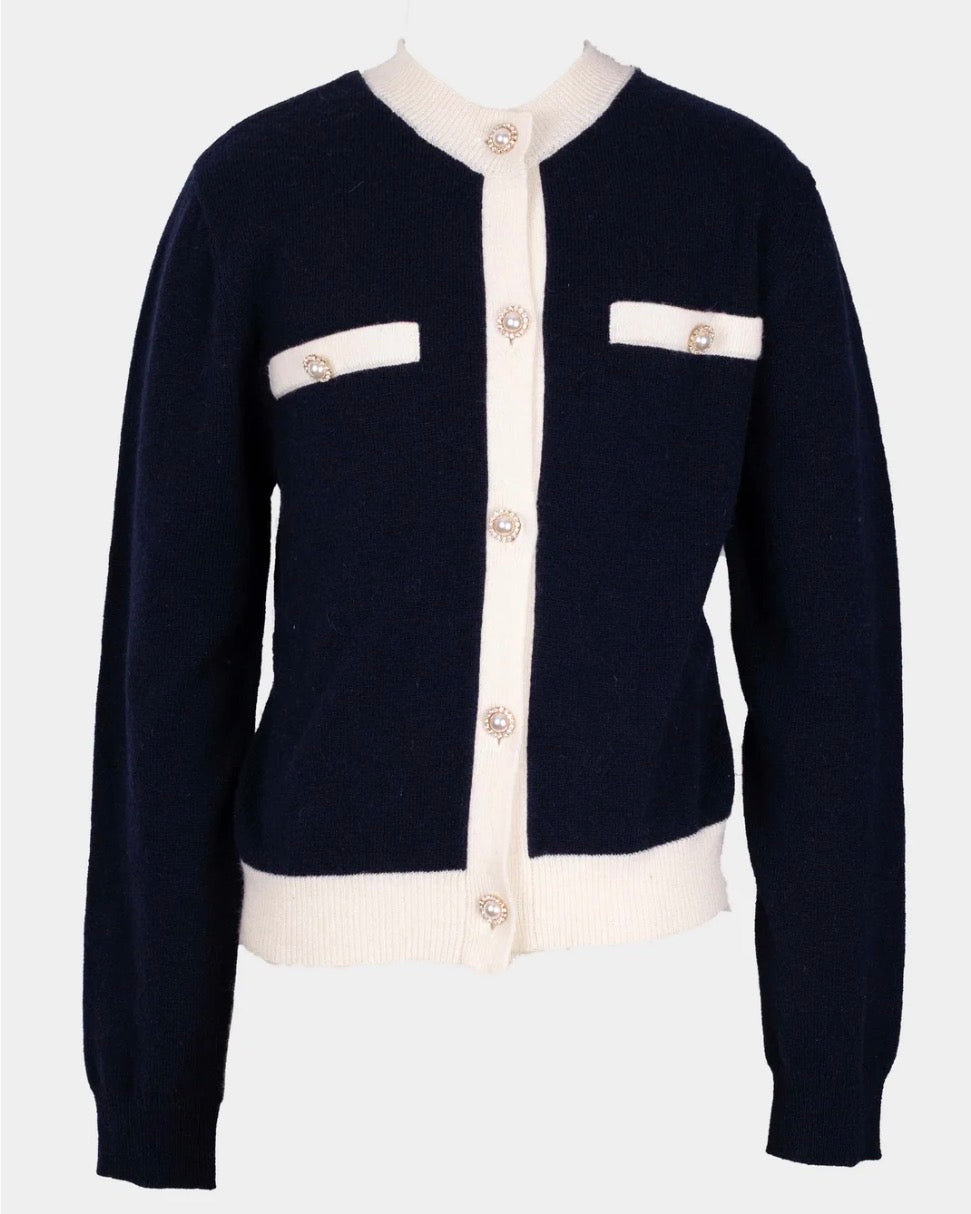 Prinsessefin - Marilene Cardigan - Blå - Jente - 6-14 år