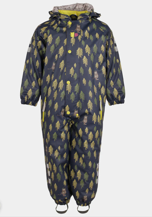 Kattnakken - Vinterregndress Slaps - Blå - Gutt - 86-116 cm