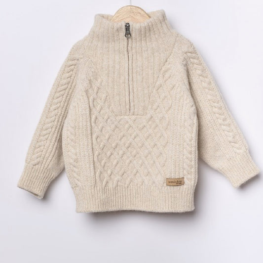 Wedoble - Ullgenser - Beige - Gutt - 2-6 år