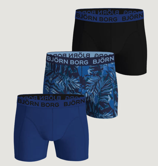 Bjørn Borg  - 3 pack boxer - Blå - Gutt - 7-15 år