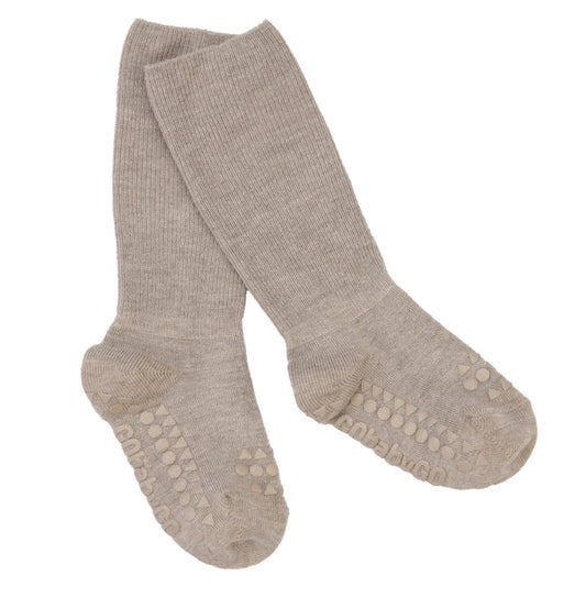 Bambussokker med antiskli – Beige – Unisex