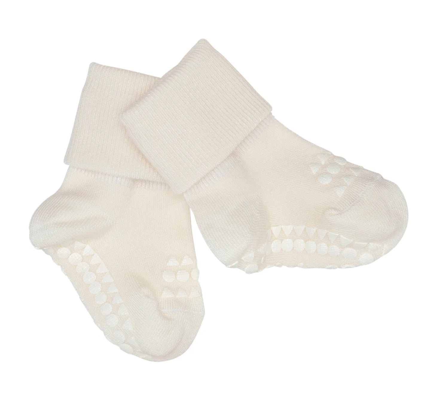 Bambussokker med antiskli – Off white – Unisex