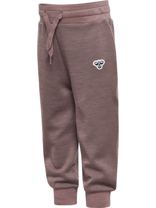 Hummel Mini Wool Pants Bee i gammelrosa farge – Jente 1–8 år